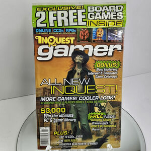 Inquest Gamer 46 Feb 1999 Promo Card Poster Star Trek Adventure SEALED, Read